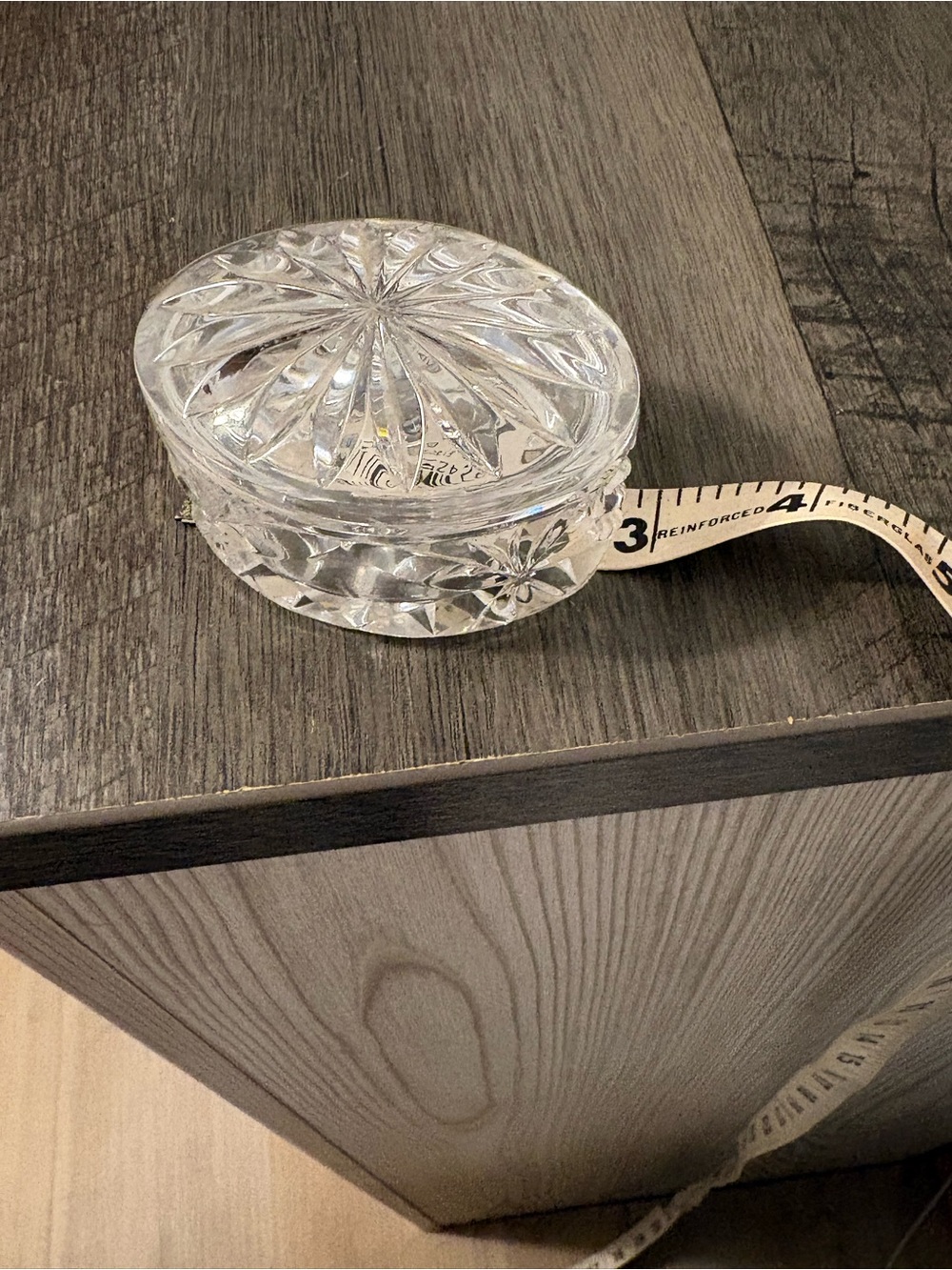 Vintage Waterford Crystal Oval Trinket
Box with Lid. Marked WS1999  , 2.75” - Picture 9 of 11
